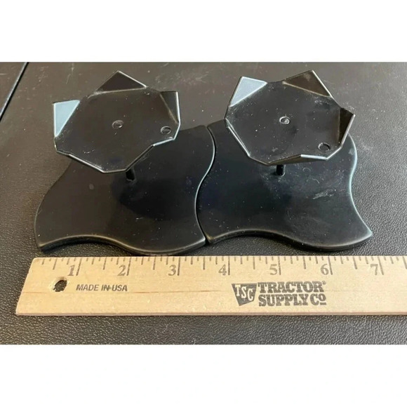 Partylite P0100 Windswept Base Candle Holders 2" Tall Vintage USA Set Of 2 - Picture 5 of 5